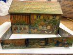 huntley boorne& stevens reading farmyard biscuit tin pre huntley&palmers
