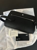 MONTBLANC Sartorial Leather Travel Wash bag Black, BRAND NEW
