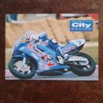 Phil McCallen, Motorcycle City Racing Postcard, Unposted.