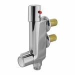 Vertical Thermostatic Mixer Tap Valve V100 Static Caravan Bathroom Shower 45mm