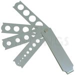 DIAMOND FAN GAUGE MEASURE 0.01-6.0 CARAT CRAFT JEWELLERS TOOL