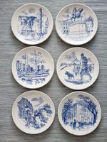 6 Oslo Platten Decorative Plates Texaco Norway Ulf Aas Artwork 1989-1994 Vintage