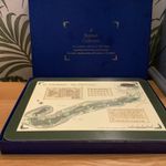 A Scottish Collection Of 6 Golf Courses  Placemats vgc vintage 