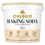 Chiquo Baking Soda 5kg Tub - 100% Food Grade Sodium Bicarbonate - ECO Friendly