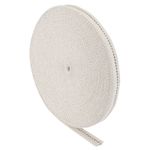 Oil Lamp Wick Cotton 1/2 Inch Flat Wide 10 Meter Long with Stitch for Lighting