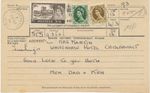 GB 1956 QEII British Castles 2sh6d together with Wilding 9d and 1sh on TELEGRAM