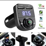 Car Wireless Bluetooth FM Transmitter MP3 Player USB Car Charger Adapter UK