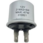 2 Pin Flasher Relay Indicator Unit 12V 21W x2 (+5W) Universal Fitting Max 47W