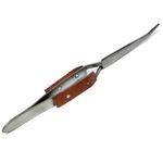 Jewellers Jewellery Reverse Action Curved Soldering Tweezers - TT112