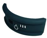 Matt Black Solid Fuel 16" Curved Fire Fret / Fire Front - Chrome Ring