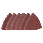 60pcs 240/320/400/600/800/1000 Grit 80mm Aluminum Oxide Triangular Sandpaper Pad