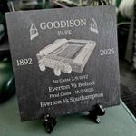 Goodison PARK EVERTON - Engraved Slate 10x10cm Memorabilia Football