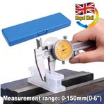 UK Metric Dial Caliper Micrometer 0-150mm Sliding Scale Vernier Gauge Ruler