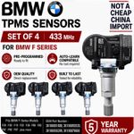 4X BMW TPMS Tyre Pressure Sensor F20 F21 F22 F23 F45 F46 F30 F31 F34 F32 F33 F36