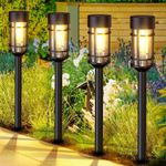 4x Solar Lights Outdoor Garden Solar Stake lights Patio Pathway Solar Lamp