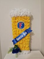 BEER LAGER PINT ARTIFICIAL MEMORIAL FUNERAL FLOWER TRIBUTE WREATH 