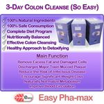 3 Days Colon Cleanse - Best Diet & Slim Progam, So Easy Bowel Detox Supplement 