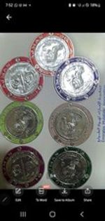 UAE AJMAN 1966 SILVER FOIL STAMPS SET OF 7 MNH Armstrong Aldrin Collins