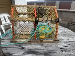 New Yellow Wooden Lobster crab pot
