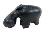 Vintage Hand Carved Hippo Figure