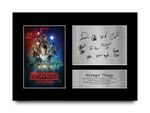 Stranger Things Excellent Gift Idea Printed Framed Autograph Picture for TV Fans