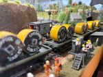 5x Hornby Dublo 10T Cable Drum Wagon - M486 Liverpool Cables 00 Gauge Play Worn
