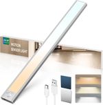 under Cabinet Dimmable Wardrobe Motion Sensor Lights 40Cm 3 Color