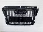 Front Radiator Grille fits Audi A3 8P S3 08-12 Gloss Black Honeycomb Mesh Look