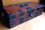 Japan Vintage Style Senryobako Gold Coins Storage Box Zenibako W11.8×D24.5×H7cm