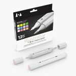 Spectrum Noir ILLUSTRATOR SKETCHING Twin Nib Marker Pen 12pk ** SALE 55% OFF **