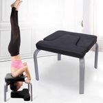 Yoga Chair Inversion Bench Stool Headstand Fitness Workbench Home Gym Black NEW
