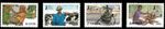 Zambia #SG542-SG545 MNH 1988 Cassava Coffee Fish Cattle [436-439]