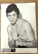 FRITZ  CHERVET  -  SWISS   BOXER  - AUTOGRAPHED PHOTO
