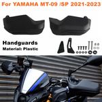 Black Handlebar Handguards Knuckle Protectors For YAMAHA MT-09 MT09 SP 2021-2023