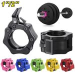 Olympic Bar Collars 2 inch Barbell Dumbbell Quick Lock Clamps Clips Weight 50mm