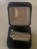 SUPER RARE: Elvis Deluxe 75th Bellagio Time Identity ID Necklace/Watch *EX*