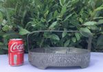 Fine French Art Nouveau Repousse Pewter Hors D'Oevre Entree Serving Dish  c1900