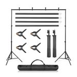 Adjustable Backdrop Stand Kit 3m x 3m (9.8ft x 9.8ft) Photo Background Support