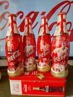 Coca Cola 2002 World Cup England Squad Complete Set of 4 Bottles - Full/Sealed