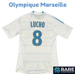OLYMPIQUE MARSEILLE 2010 FOOTBALL SHIRT SMALL ADULT (VGOOD) LUCHO No8 P96784