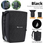 WEST BIKING 17L-29L Bike Single Pannier Bag Bicycle Trunk Bag Rear Rack Pack Bag