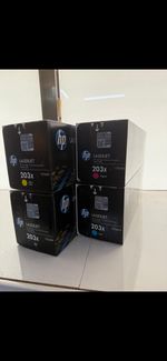 HP 203X FULL SET CMYK ORIGINAL TONER CARTRIDGES LASERJET PRO M254 MFP M280 M281