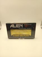 Alien Nostromo Boarding Ticket 24K Gold Plated Limited Edition 1979 Collectible