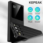 Super 20000mAh Power Bank LCD LED Portable External Battery Fast Charging 66W