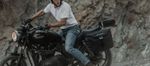 TRIUMPH BONNEVILLE T 120 / BLACK PANNIERS H & B XTRAVEL FOR C-BOW CARRIERS 2016-
