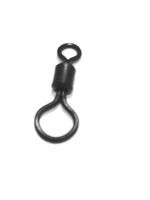 BIG EYE LEAD MAKING,HELI-CHOD SWIVELS TEFLON MATT BLACK Anti-Glare size 8 