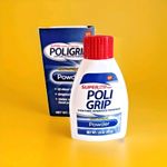 Super Poligrip Denture Powder Adhesive Fixative Powder 45g 