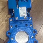 AVR DN-80 80mm Manual Knife Gate Valve  Valve Cast Iron, SS Disc, Pn16