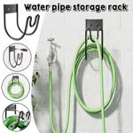 Wall Mount Garden Hose Holder Water Pipes Hook Water Hose Cable Organizer Rack