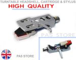 Silver Headshell Cartridge & Stylus For DJ Turntable Technics  ION Stanton